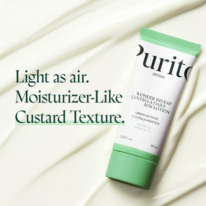 Purito Seoul Wonder Releaf Centella Daily Sun Lotion — centella soothes and calms sensitive skin