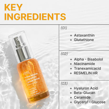 SUNGBOON EDITOR Active Marine Astaxanthin Capsule Serum — glowing skin