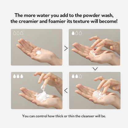 TIRTIR Hydro Boost Enzyme Cleansing Powder Wash — key cleansing ingredients