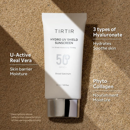 TIRTIR Hydro UV Shield Sunscreen — lightweight, no white cast