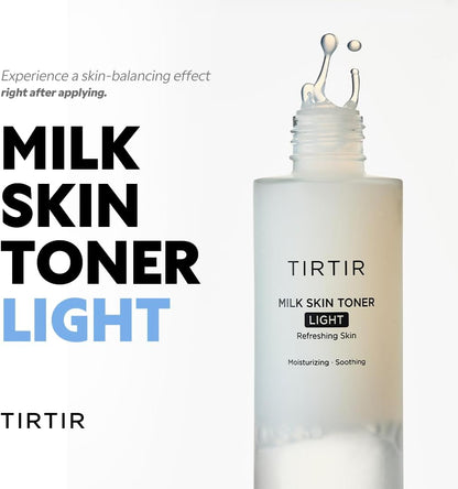 TIRTIR Milk Skin Toner Light — for soft, glass-skin glow