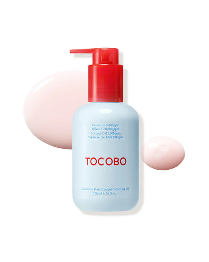 TOCOBO Calamine Pore Control Cleansing Oil — gentle cleanse