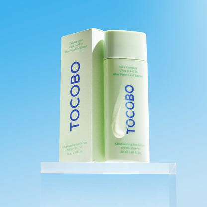 TOCOBO Cica Calming Sun Serum — lightweight protection