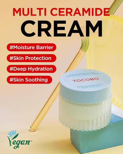 TOCOBO Multi Ceramide Cream — nourished skin