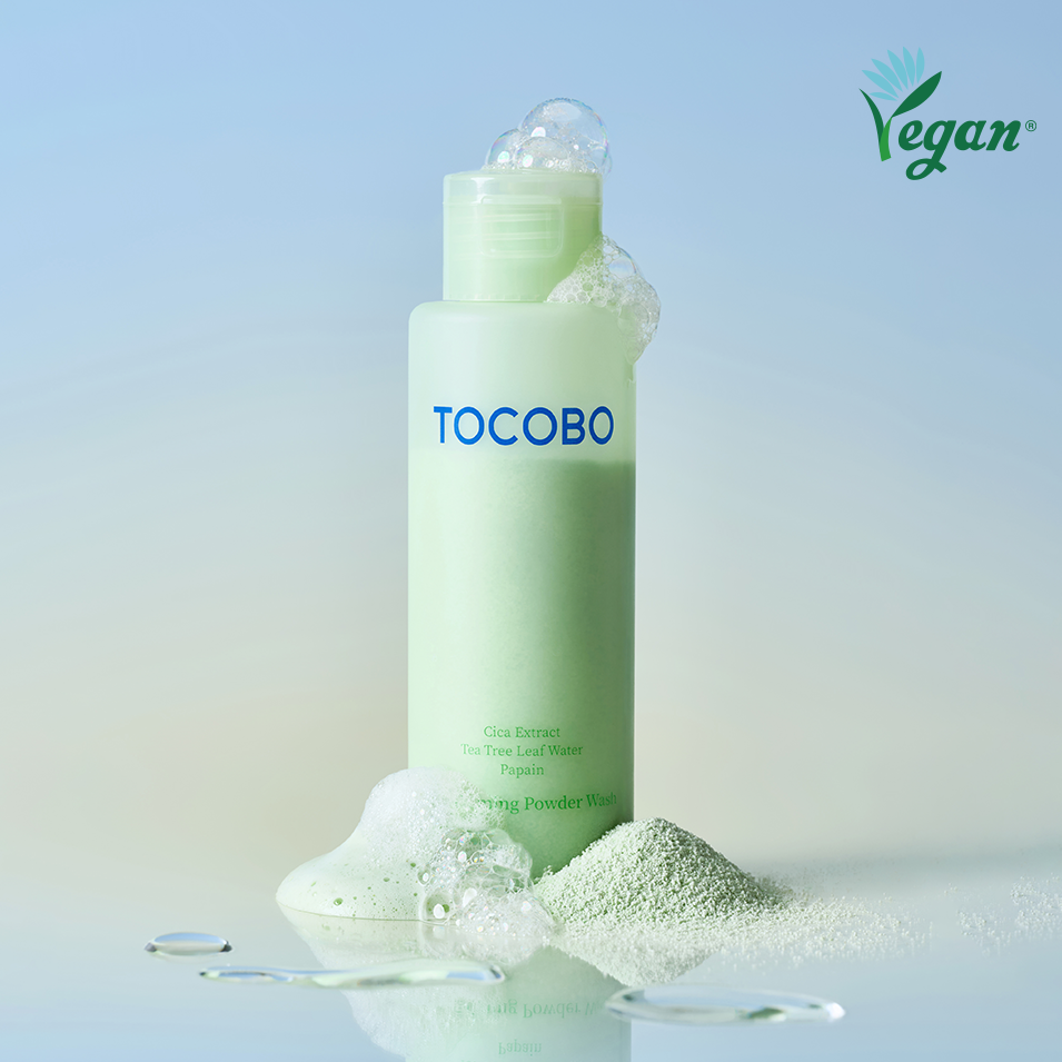 TOCOBO Cica Calming Powder Wash benefits