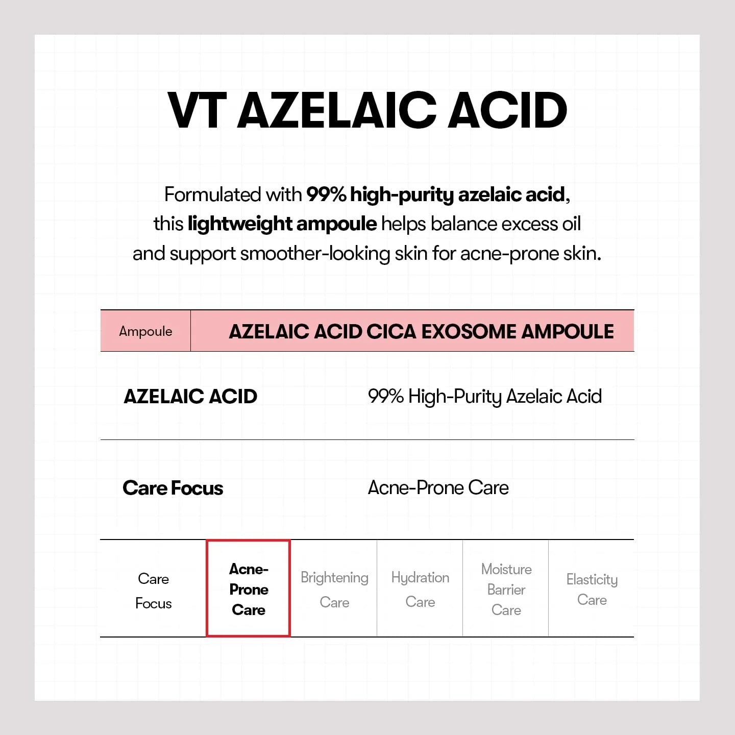 VT Cosmetics Azelaic Acid Calming Ampoule — application