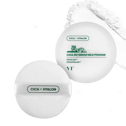 VT Cosmetics CICA No Sebum Mild Powder — powder texture