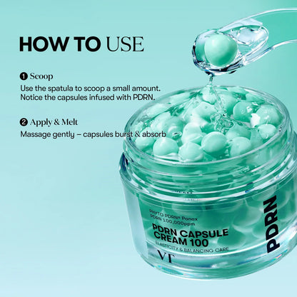 VT Cosmetics PDRN Capsule Cream — firm bouncy skin
