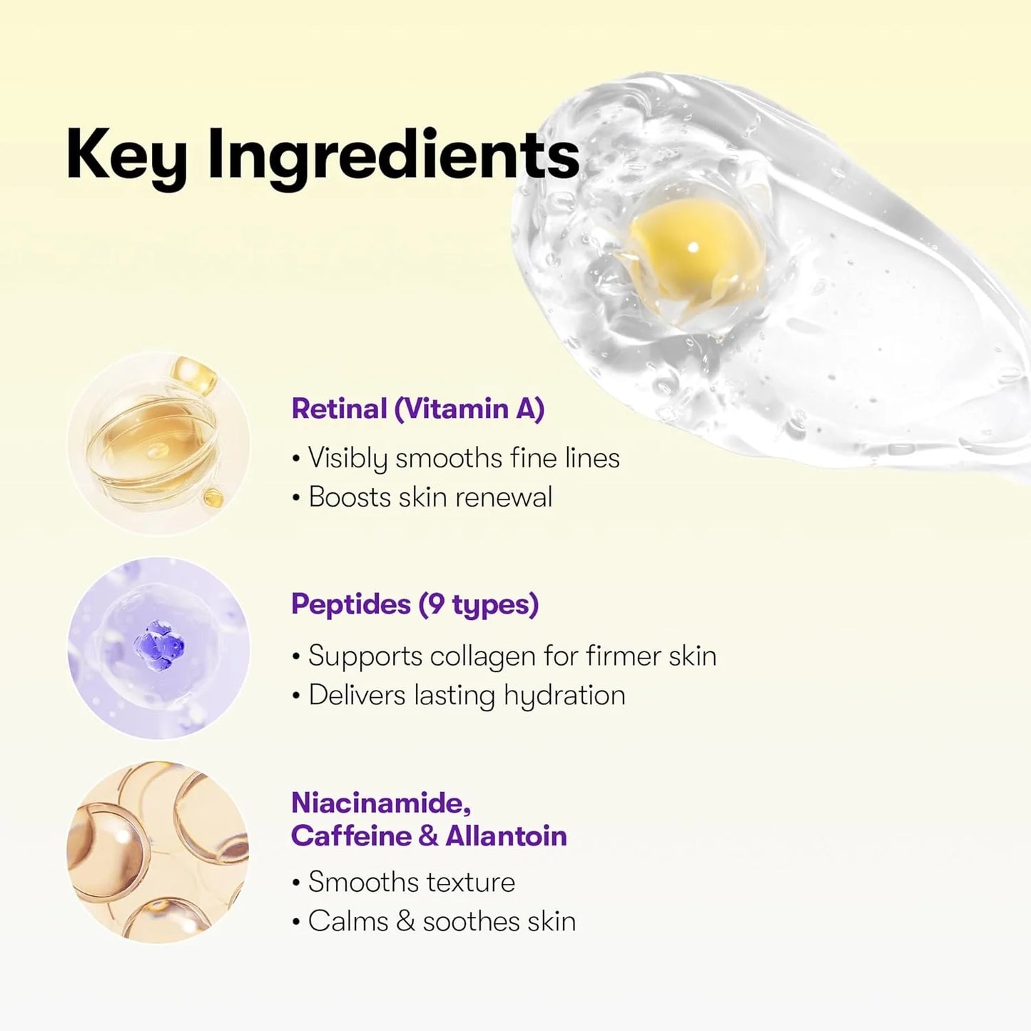 VT Cosmetics Retinal Peptide Capsule Cream — retinal peptide complex